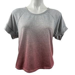 Lucky Brand shirt. Size S. Gray and fades to pink at the bottom. Gently used.